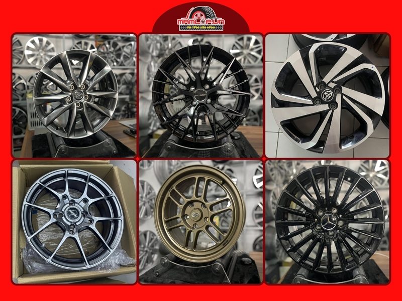 Các thương hiệu mâm nhẹ nổi tiếng được ưa chuộng