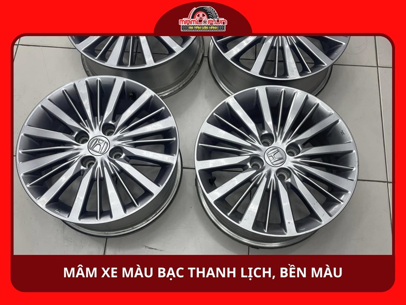 Mâm màu bạc thanh lịch, bền màu
