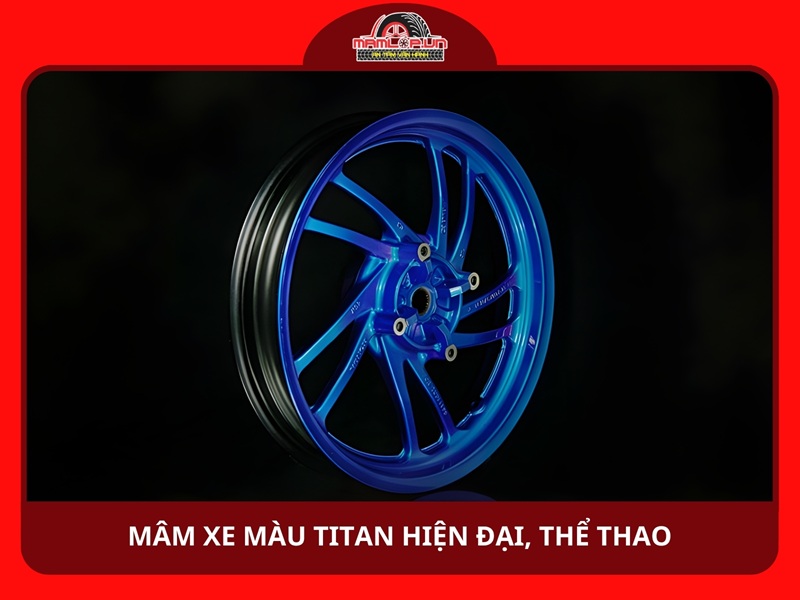 Mâm màu titan hiện đại, thể thao
