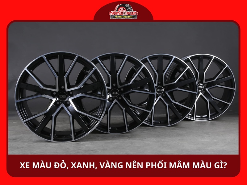 Xe màu đỏ, xanh, vàng nên phối thế nào để nổi bật?