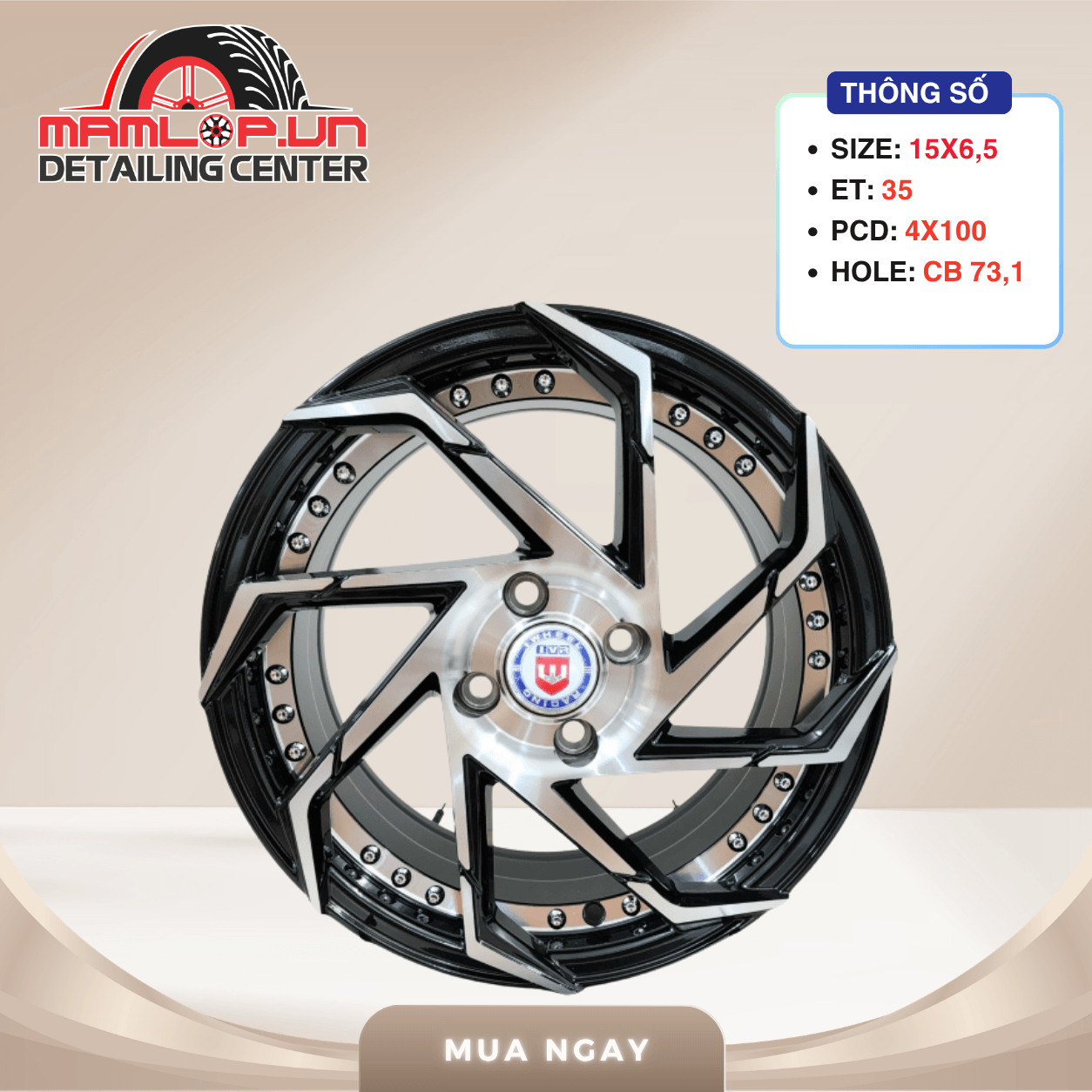 Mâm xe oto 15inch lắp vừa cho Accent