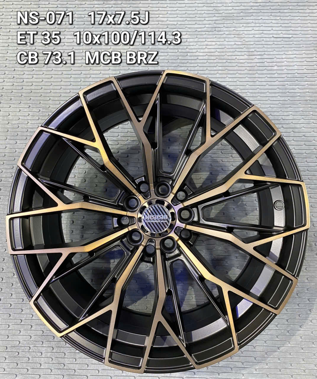 Lazang Nisoshi 17 inch cho elatra, k3, Crush, Mazda 6,3