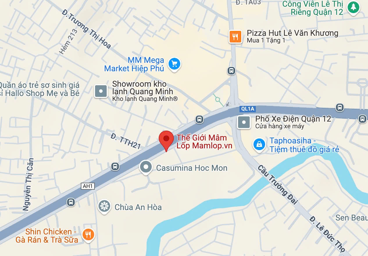 Bản đồ mâm lốp xe ô tô mamlop.vn