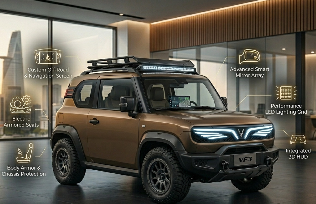 bảng giá độ xe vinfast VF 3