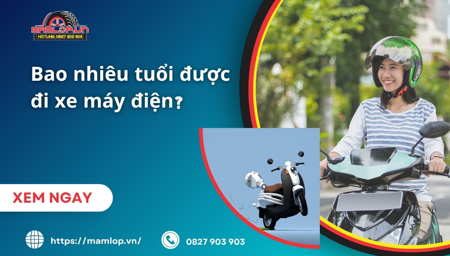 Bao nhieu tuoi duoc di xe may dien