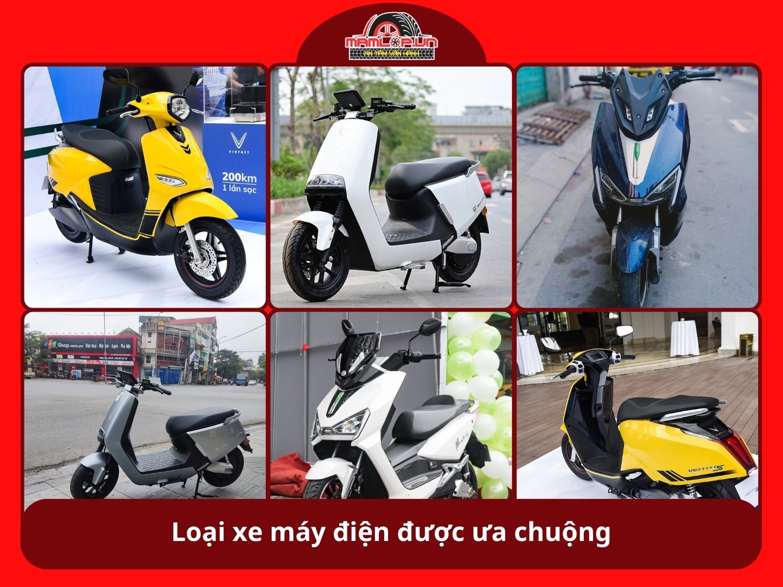 Loai xe may dien duoc ua chuong