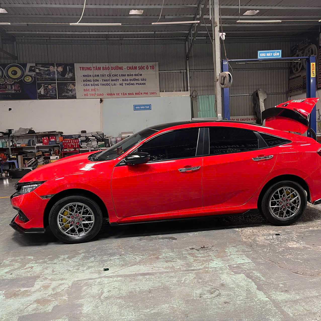 độ mâm xe Honda civic