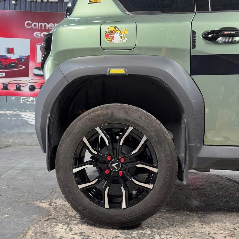 độ mâm xe vf3 16 inch di vỏ zin