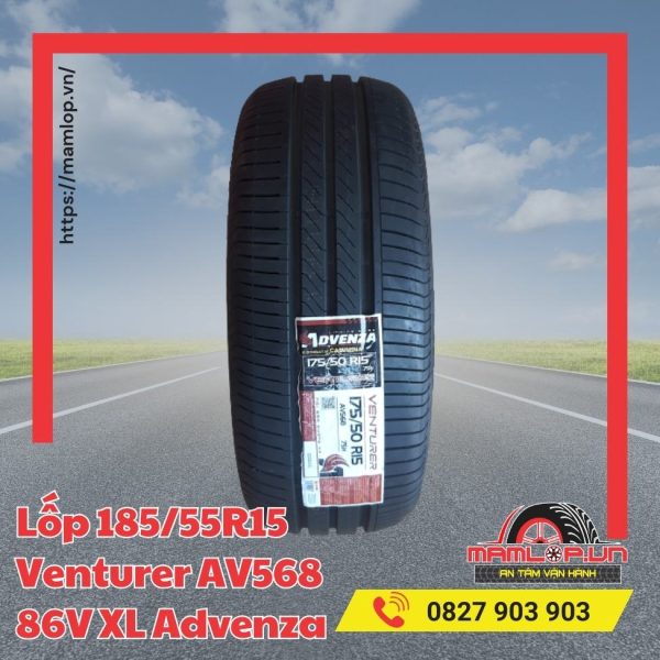 lốp 185/55R15 Venturer AV568 86V XL Advenza TL