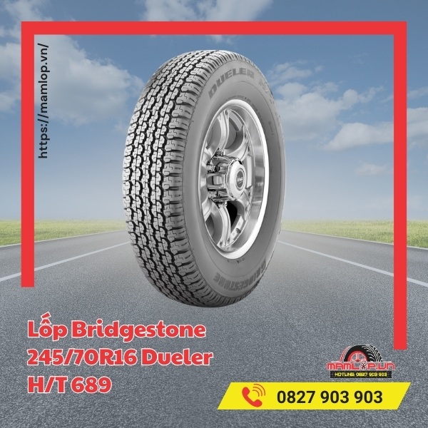 Lốp Bridgestone 245/70R16 Dueler H/T 689 phù hợp với xe nào?