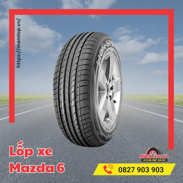 cac thuong hieu lop xe mazda 6 noi tieng