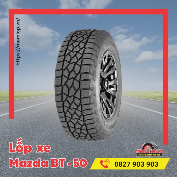 kich thuoc lop o to mazda bt-50