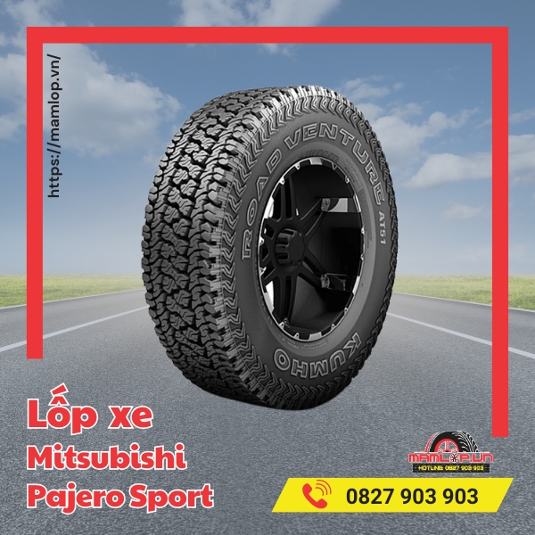 cau hoi lien quan lop xe Mitsubishi Pajero Sport