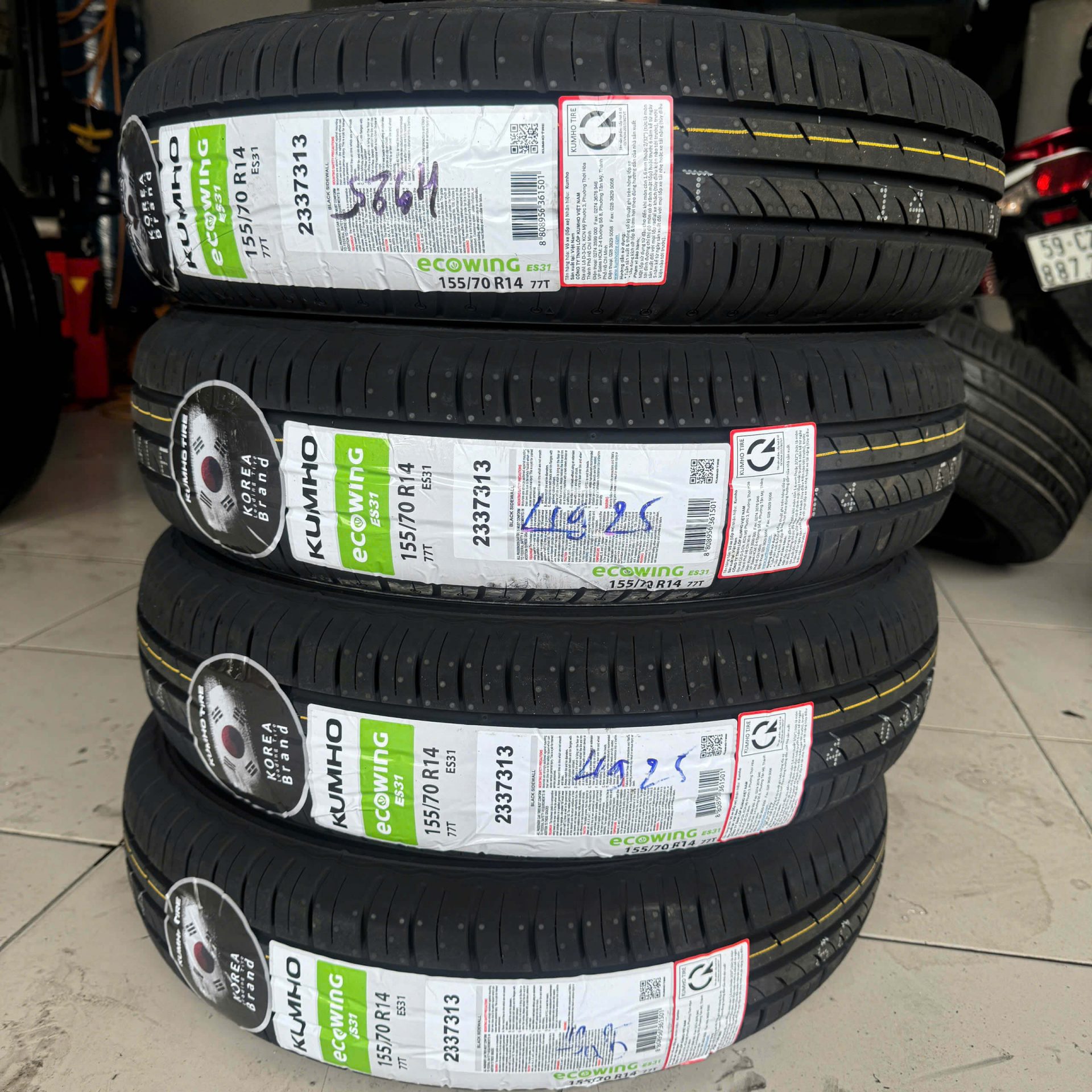 lốp xe spark giá rẻ kumho