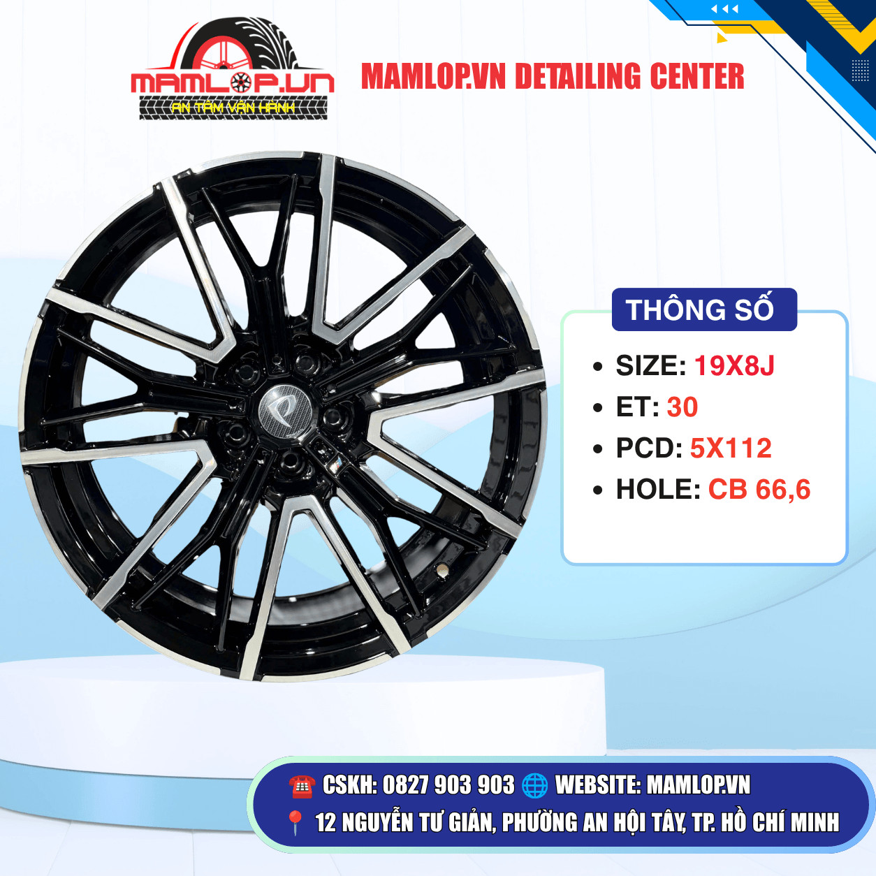 Mâm BMW X5 G05 19 Inch M Sport | Phù Hợp BMW X3, X4, X5, X6