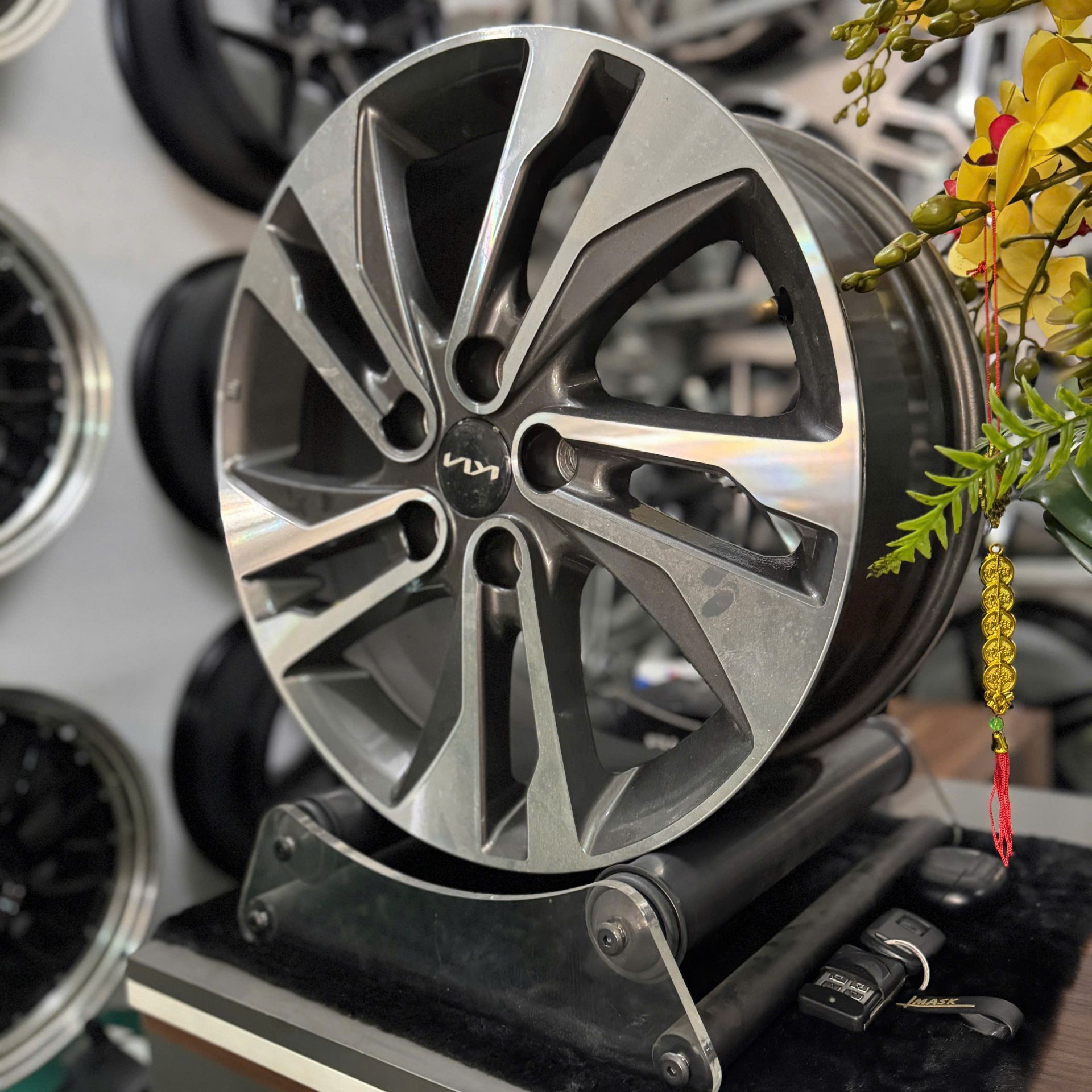 mâm tháo xe kia rondo 17 inch