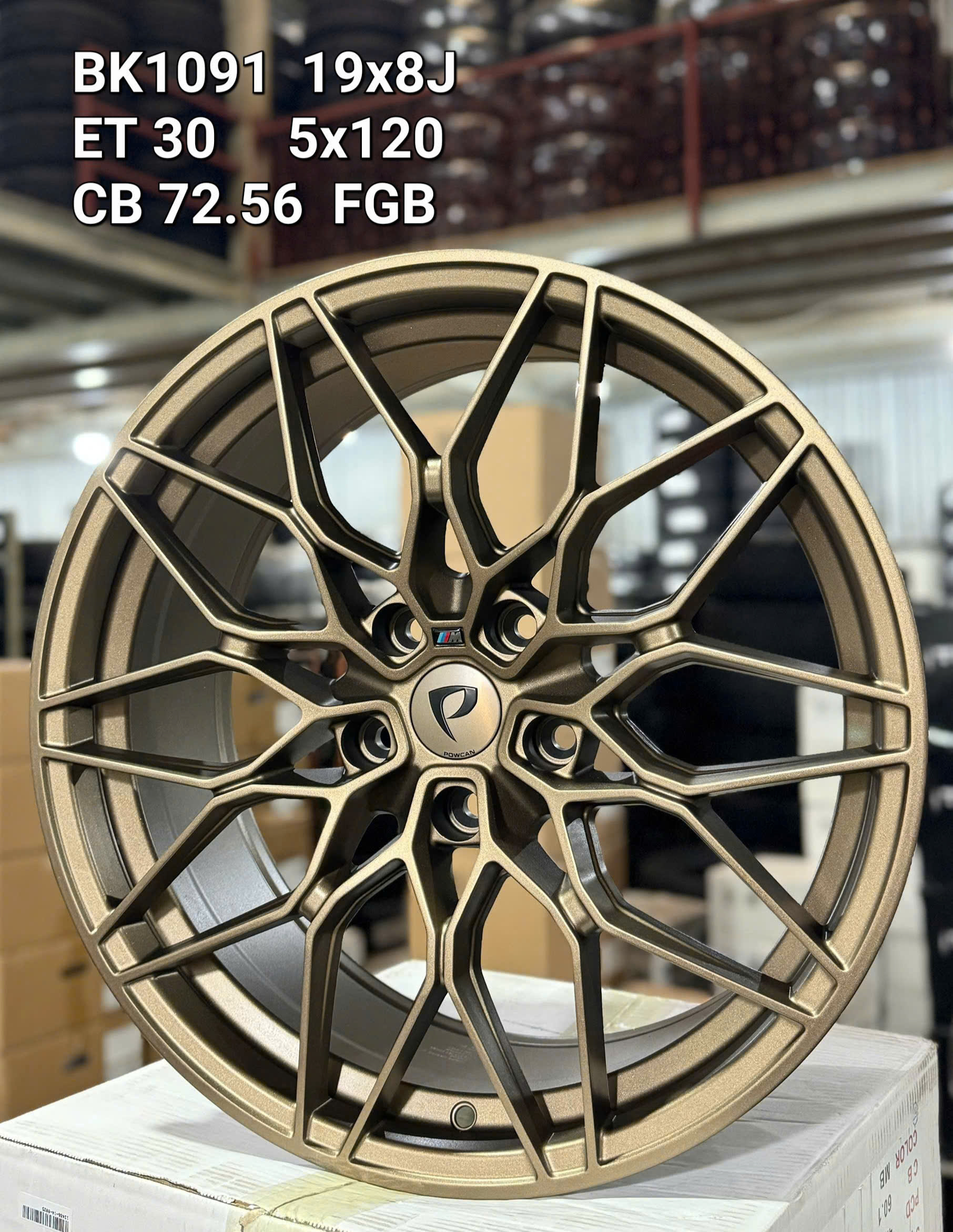 mâm vf7 vf8 vf9 lux A Bmw 19 inch màu vàng