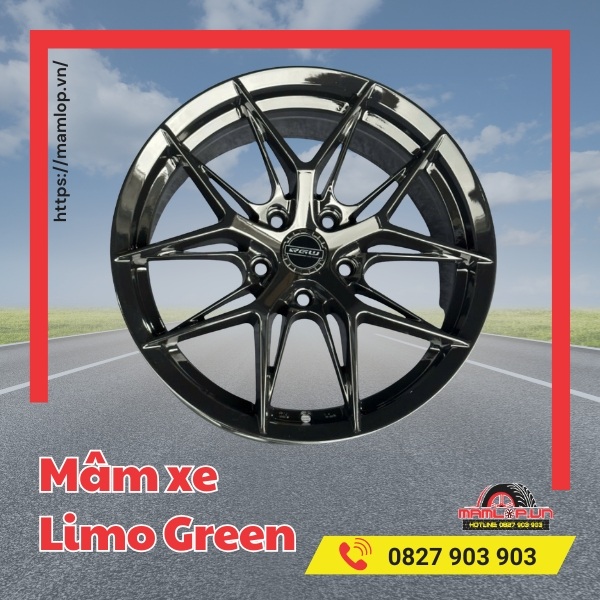 mâm xe Limo Green