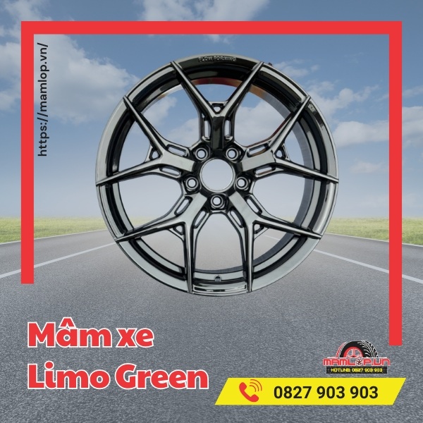 mâm xe Limo Green