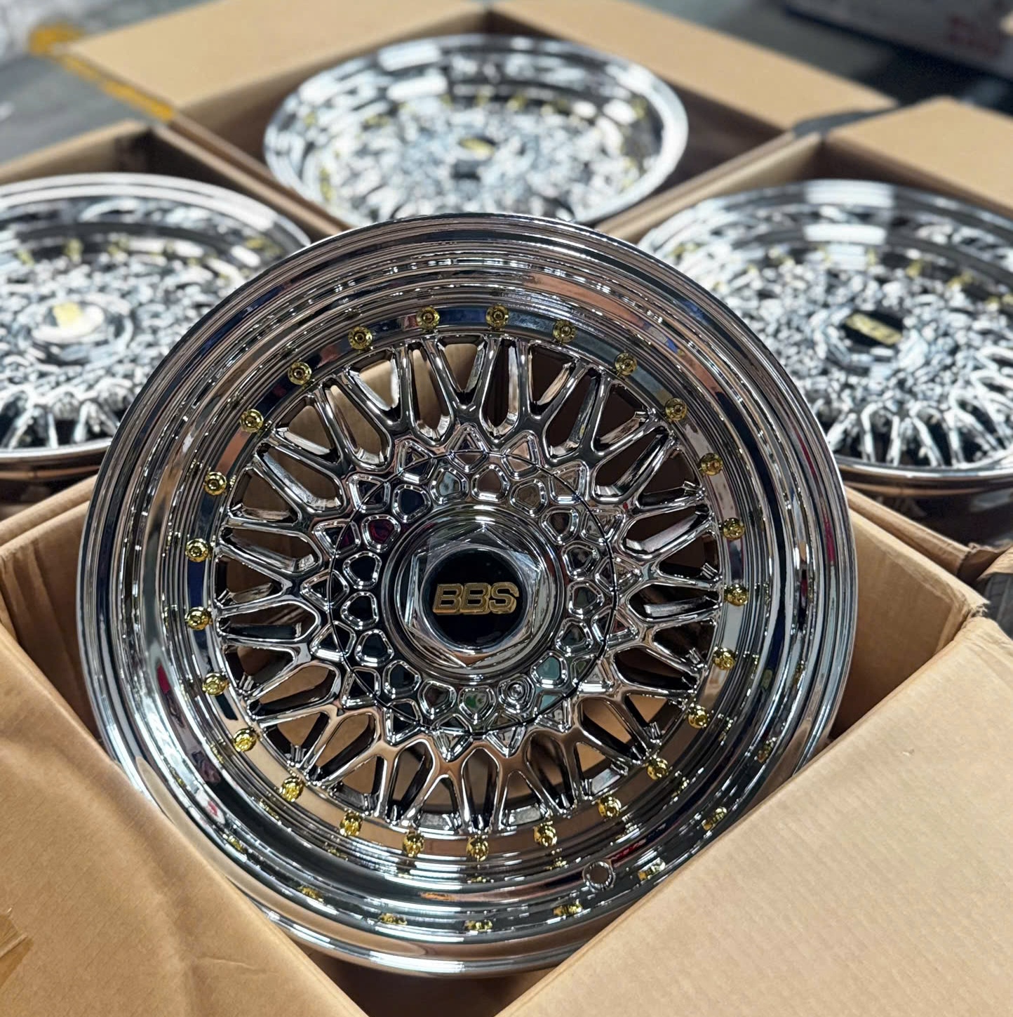 mâm xe bbs mạ crom 16 inch