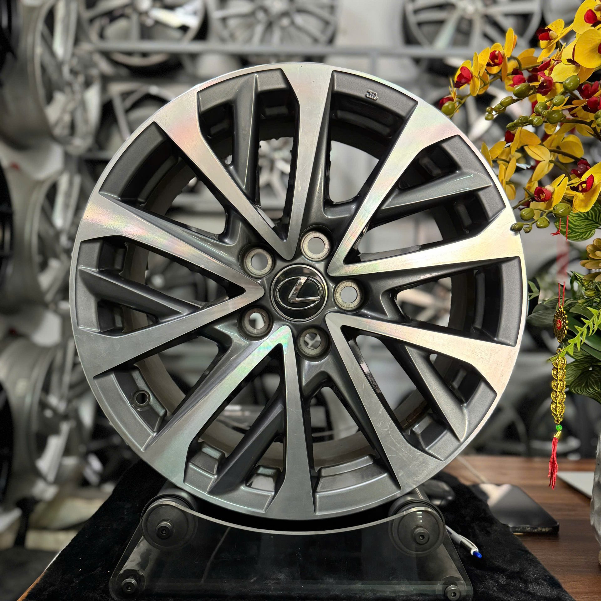 mâm xe lexus 17 inch tháo xe