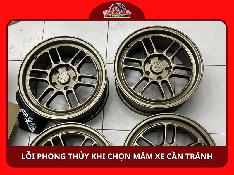 Những lỗi phong thủy khi chọn mâm xe cần tránh