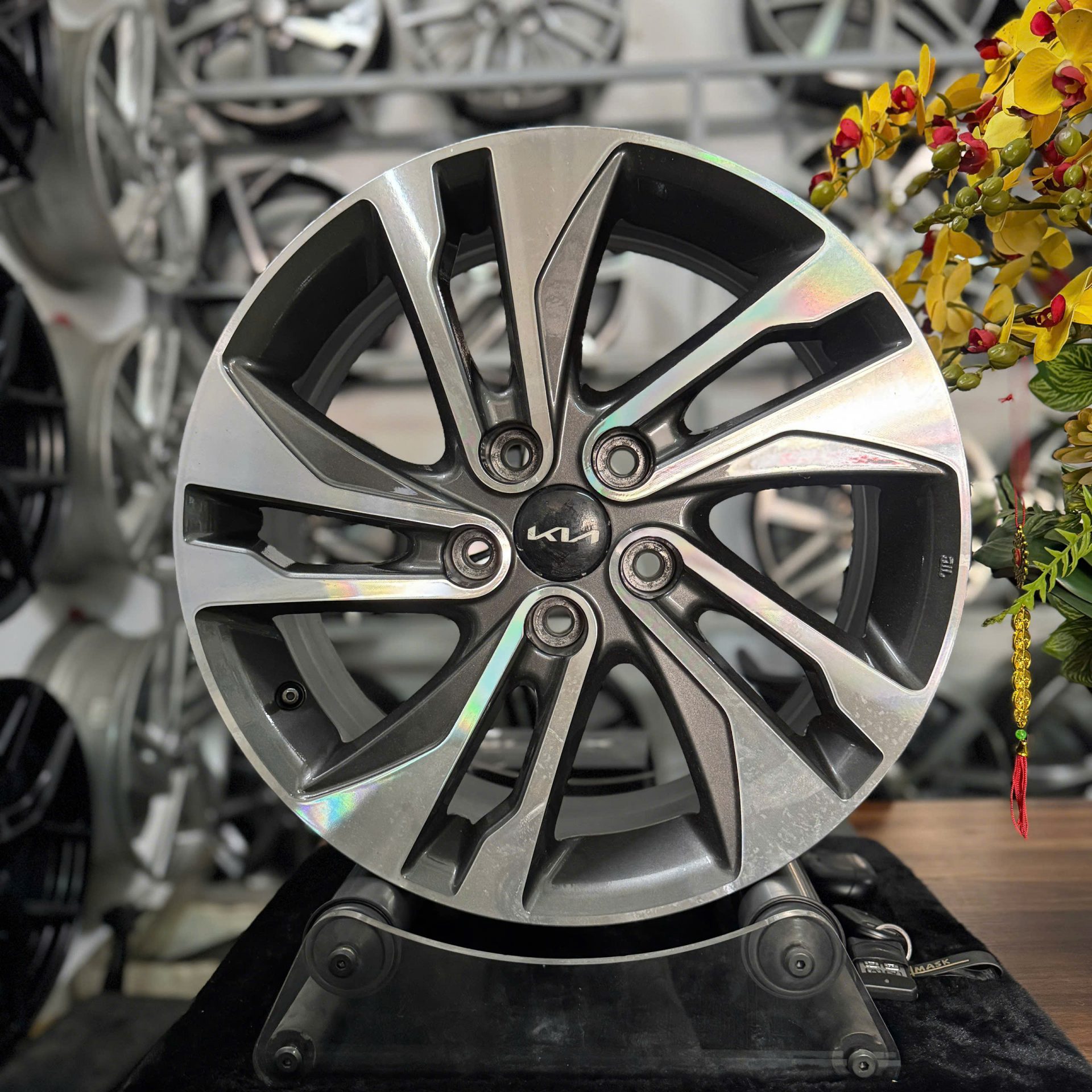mâm zin kia rondo 17 inch tháo xe