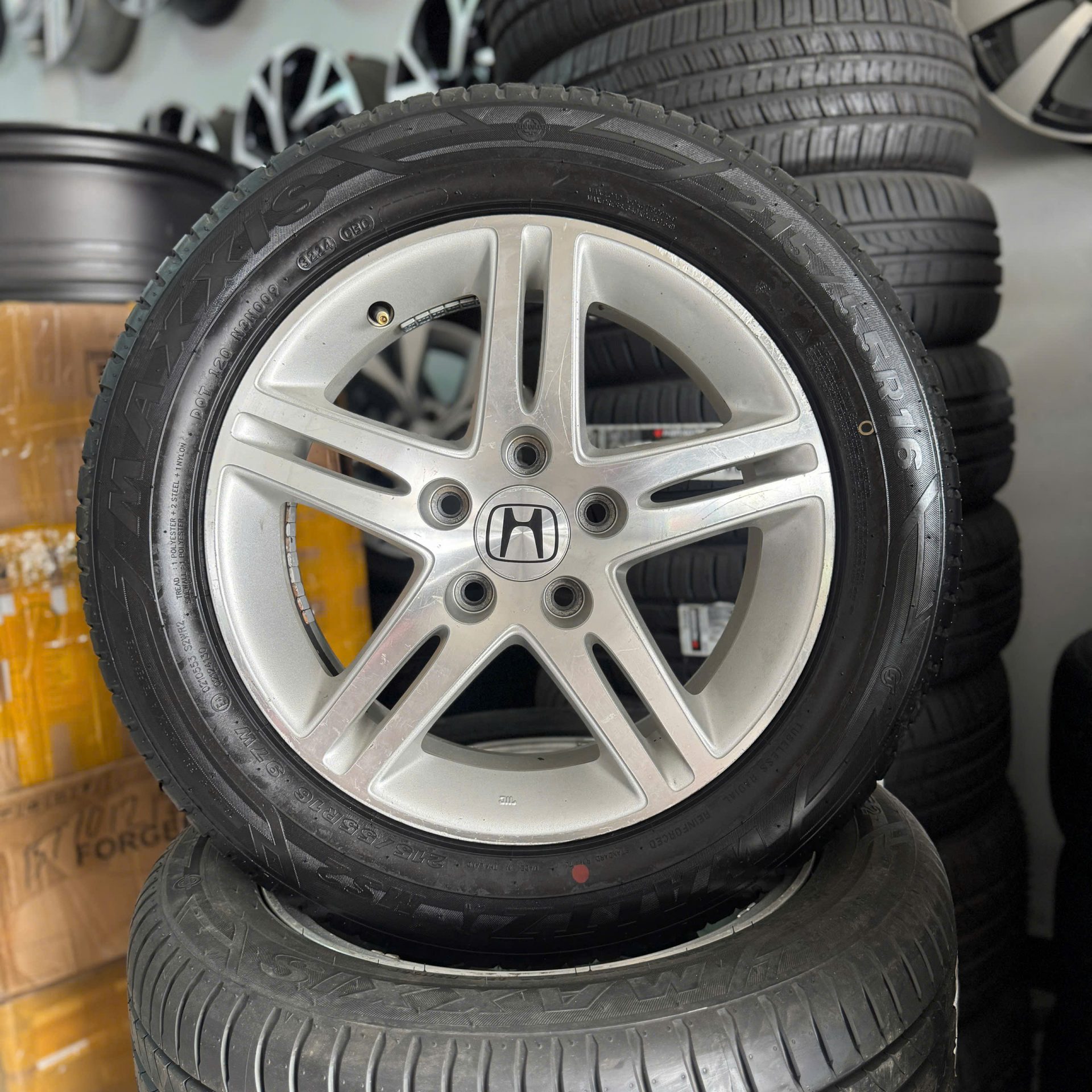 mâm zin tháo xe civic 16 inch 5 cánh