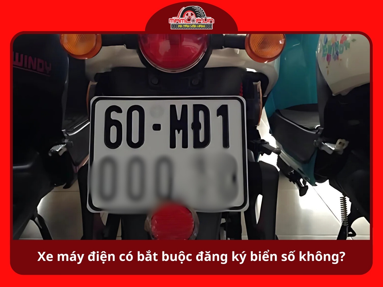 Xe may dien co bat buoc dang ky bien so khong
