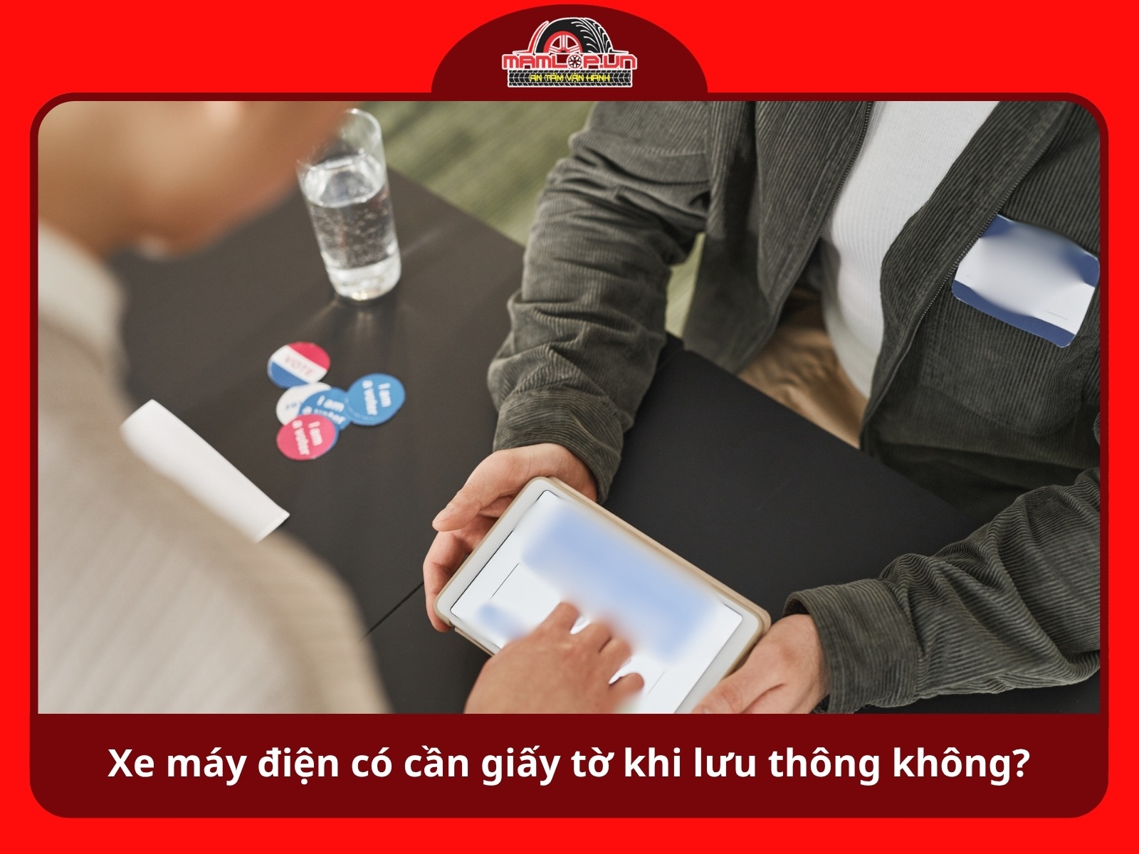Xe may dien co can xuat trinh giay to khi luu thong khong
