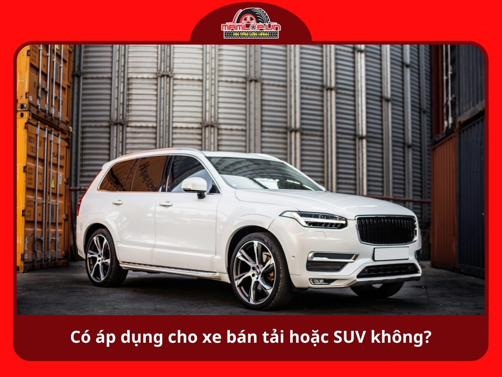 Co ap dung cho xe ban tai hoac SUV khong