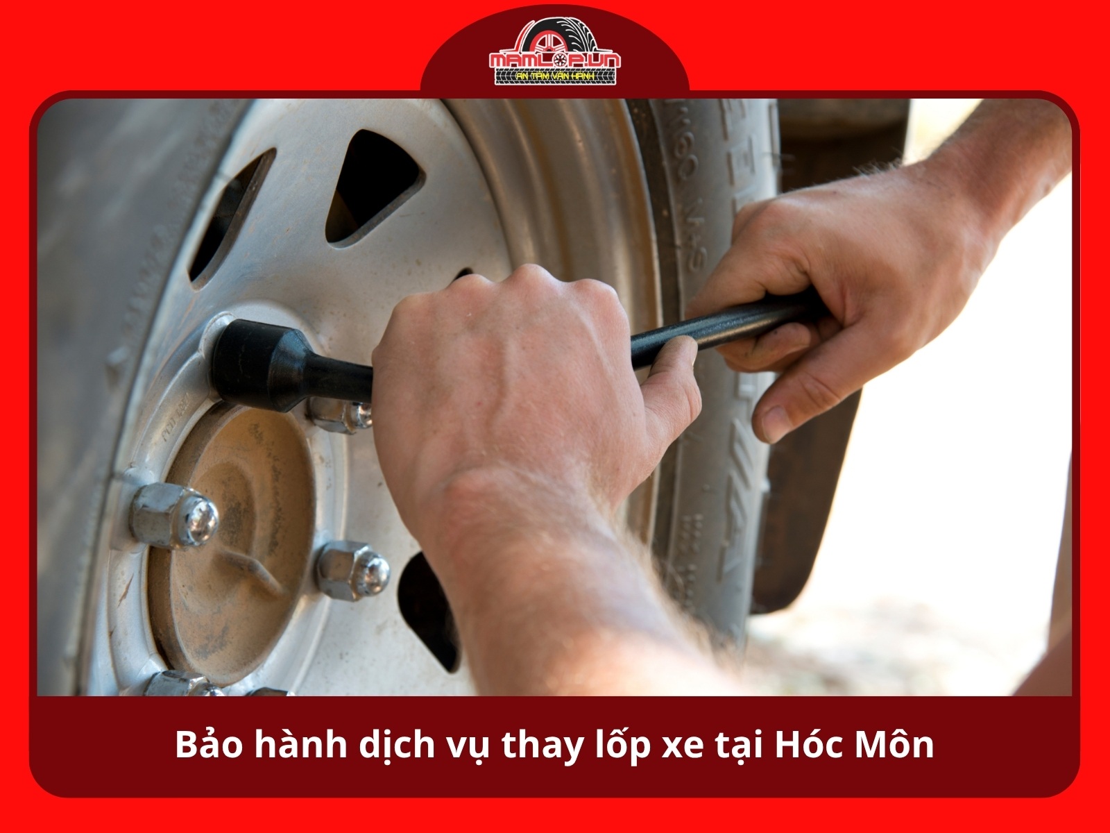 Dich vu thay lop xe tai Hoc Mon co bao hanh khong