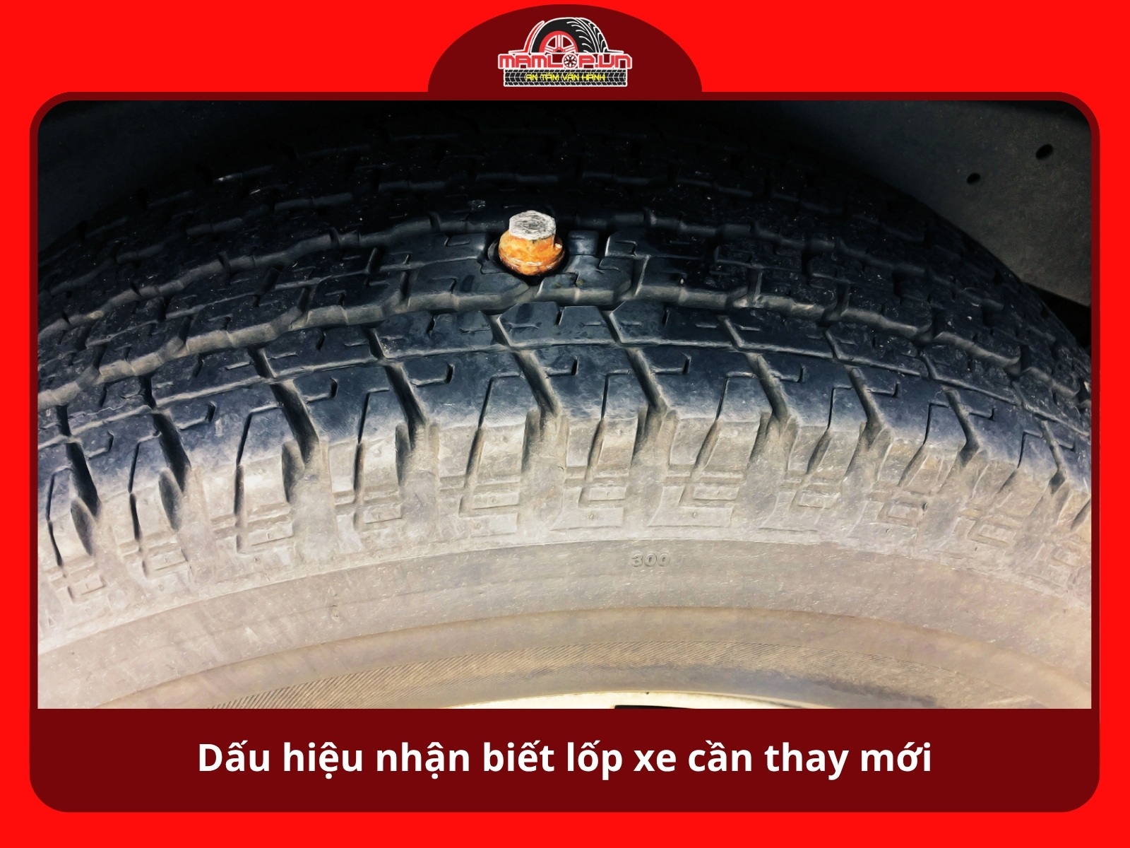 dau hieu nhan biet lop xe can thay moi