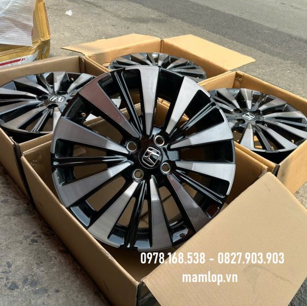 vành city 16 inch đen phay 2024