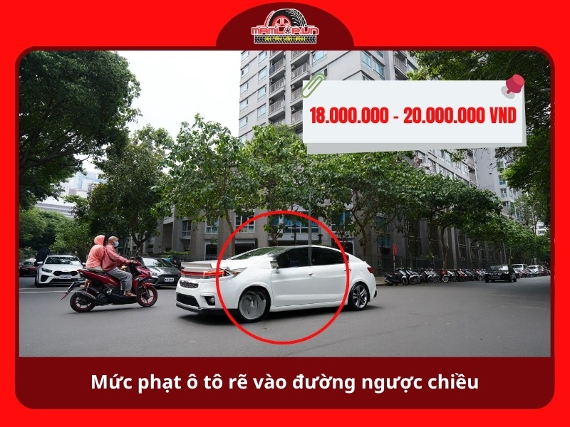 Re vao duong nguoc chieu phat bao nhieu
