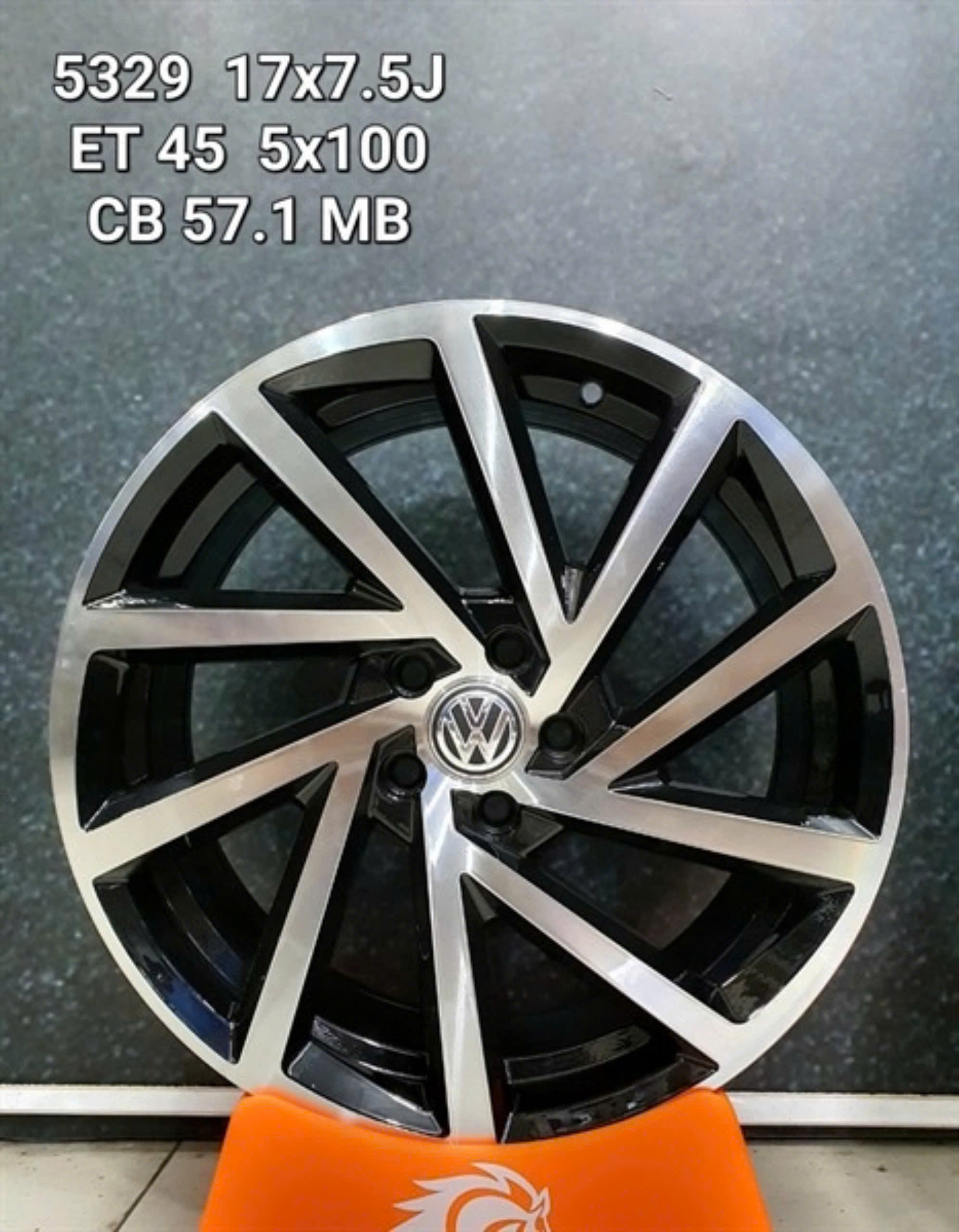 Vành đúc, lazang 17 inch 5x100 cho VeLoz, Toyota Altis, Volkswagen