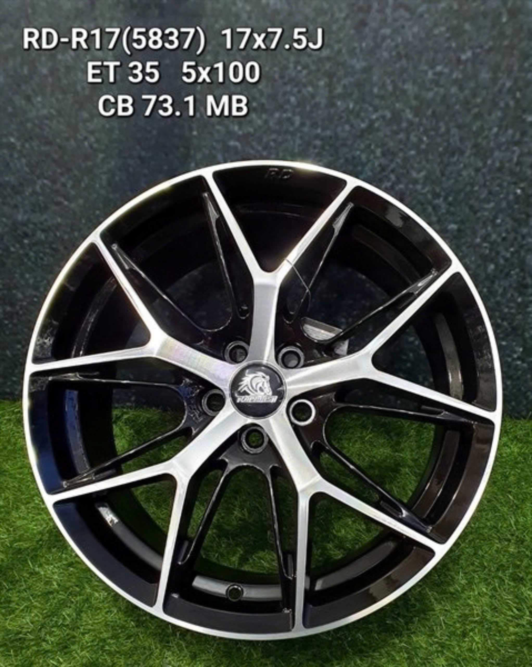 Mâm xe 17 inch 5x100 cho VeLoz, Toyota Altis, Volkswagen