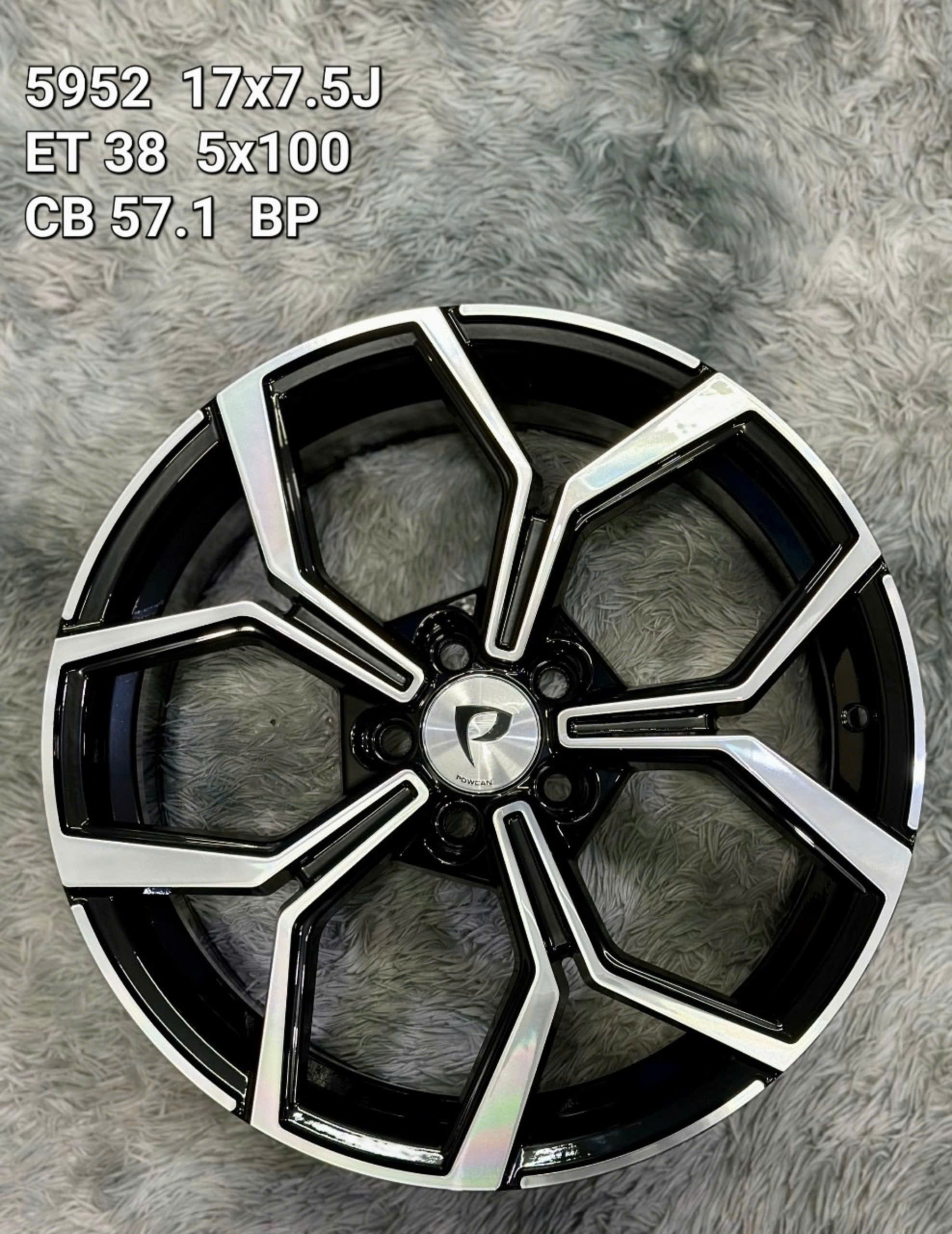 Mâm xe 17 inch 5x100 cho VeLoz, Toyota Altis, Volkswagen