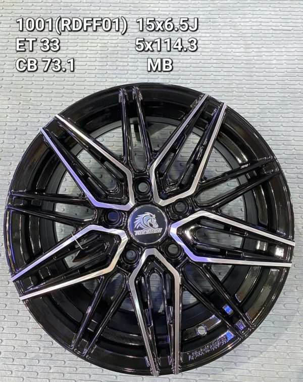 Mâm xe I20, Avante, Civic 15 inch đen bóng