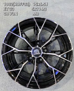 Mâm xe Innova, Civic 15 inch màu đen phay