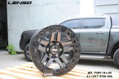 Mâm xe Mitsubishi Pajero 18 inch hãng Lenso Thái Lan