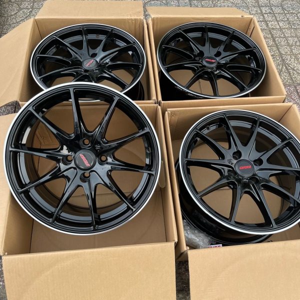 Mâm xe 16 inch Brio, Attrage, Ciaz đen bóng