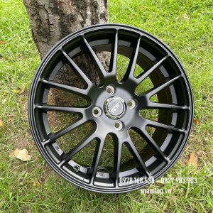 Lazang Vf3, VF5, Morning, Attrage, Rio 16 inch màu đen đa chấu